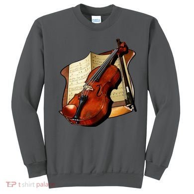 Violin and Sheet Music Sweatshirt