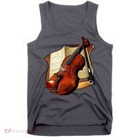 Violin and Sheet Music Tank Top thumb 0