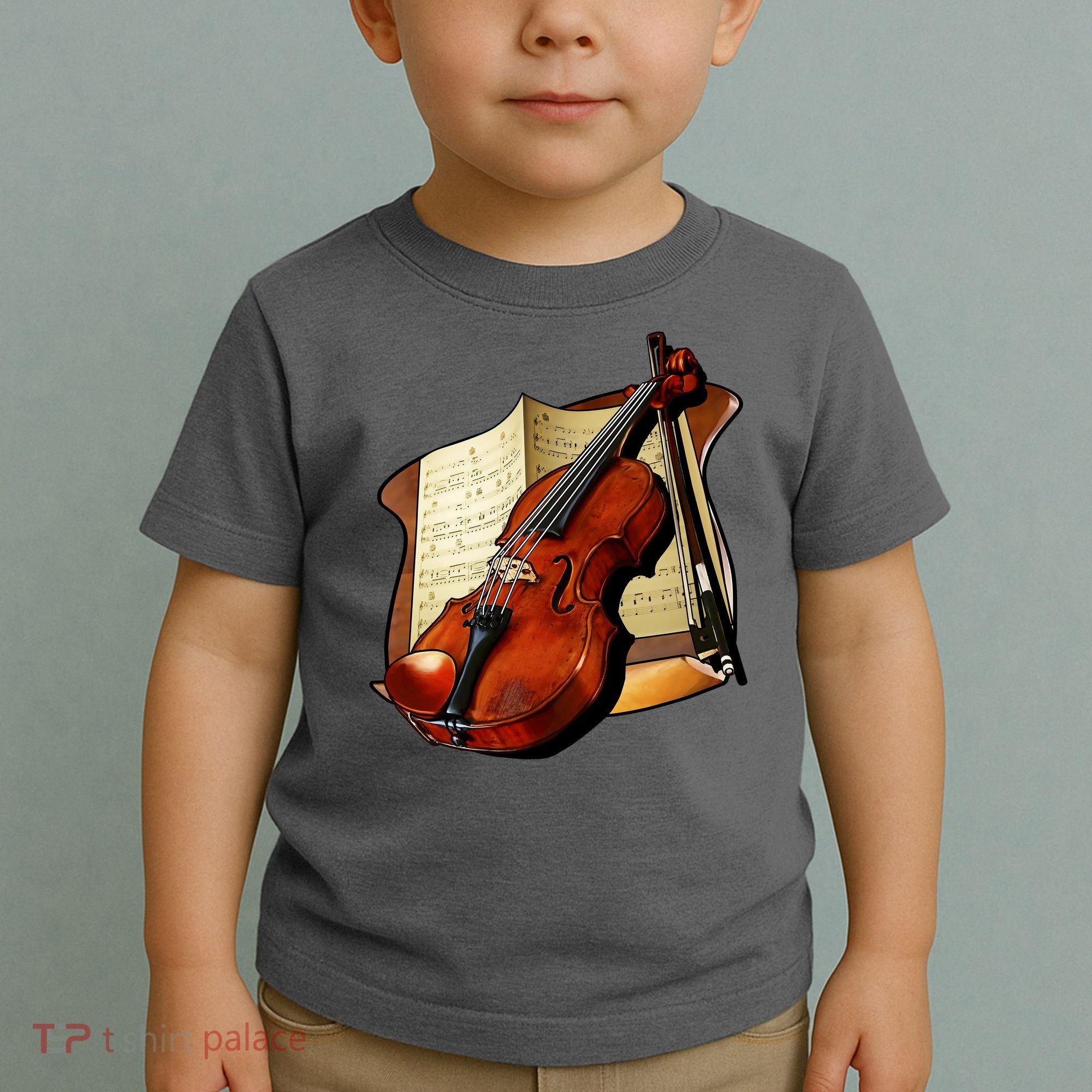 Violin and Sheet Music Toddler T-Shirt