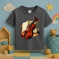 Violin and Sheet Music Toddler T-Shirt thumb 3