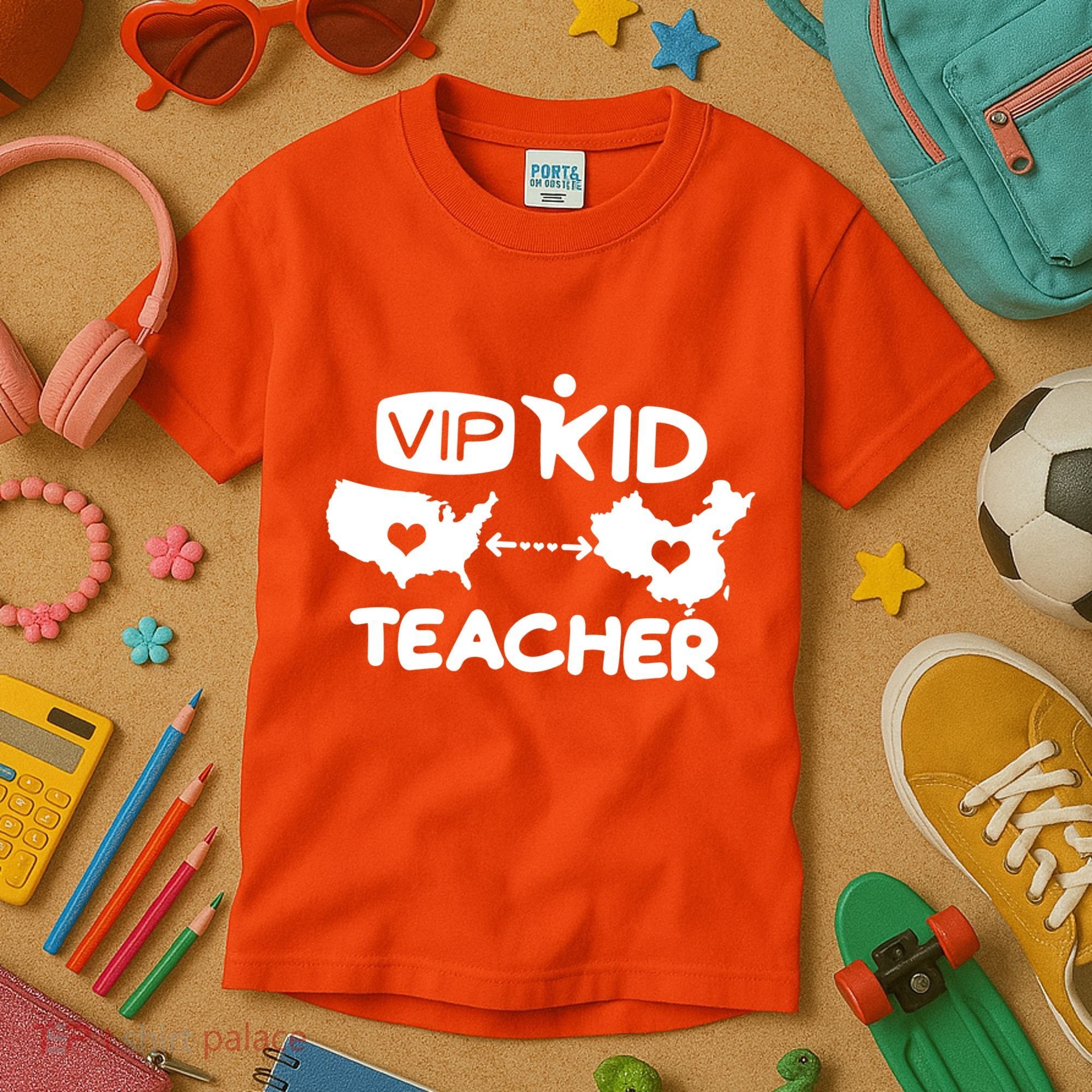 VIP Kid Teacher International Online Learning Kids T-Shirt