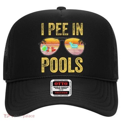 Vintage I Pee In Pools Funny Hat