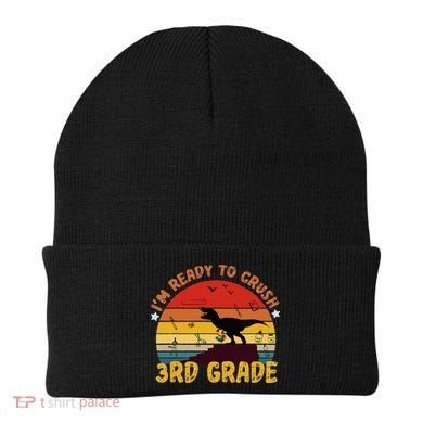 Vintage I'm Ready To Crush 3rd Grade Dinosaur Back To School Beanie