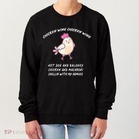 Viral Chicken Wing Chicken Wing Hot Dog & Bologna Song Women's Sweatshirt thumb 0