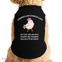Viral Chicken Wing Chicken Wing Hot Dog & Bologna Song Doggie Tank thumb 0