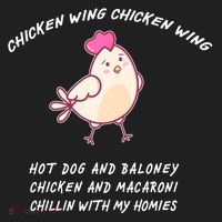 Viral Chicken Wing Chicken Wing Hot Dog & Bologna Song Hat thumb 2