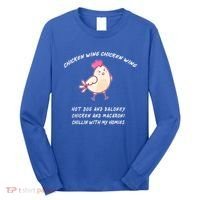 Viral Chicken Wing Chicken Wing Hot Dog & Bologna Song Long Sleeve Shirt thumb 0