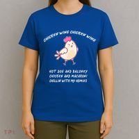 Viral Chicken Wing Chicken Wing Hot Dog & Bologna Song T-Shirt thumb 4