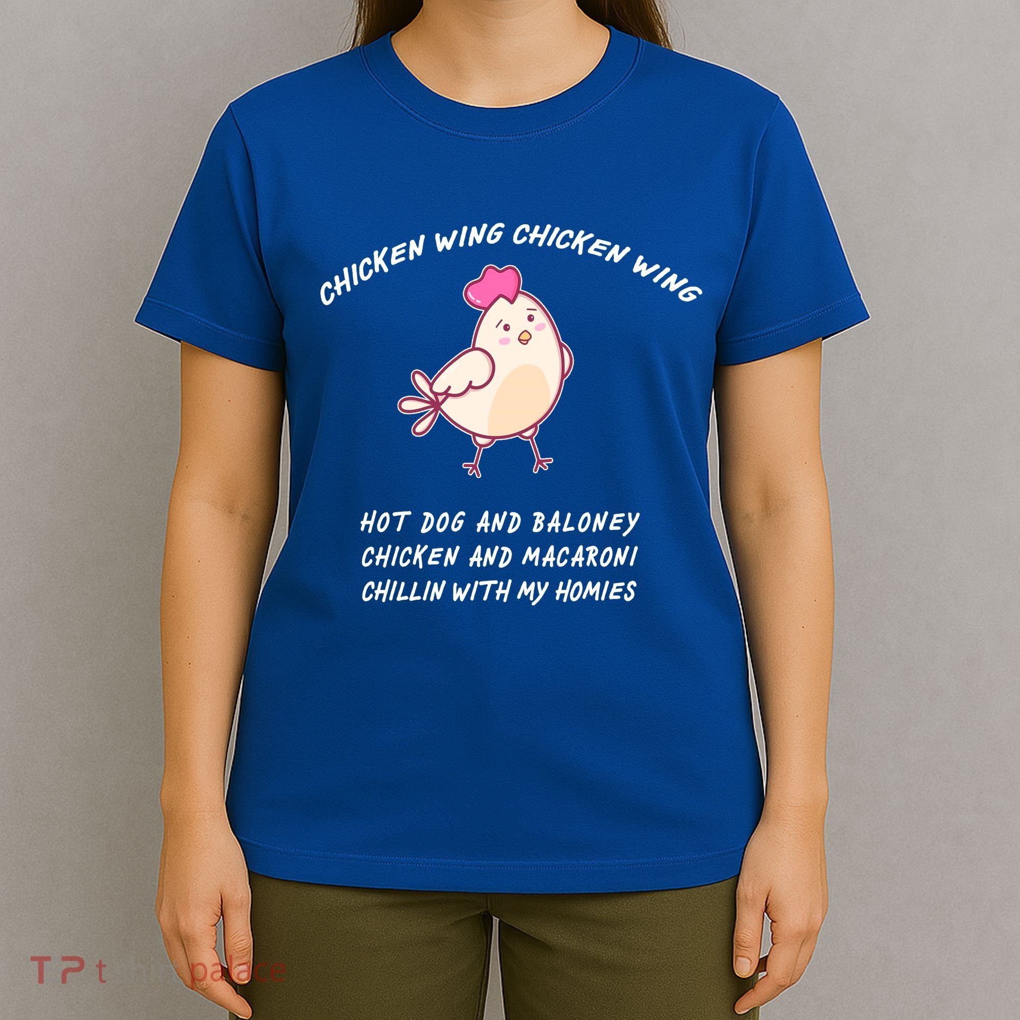 Viral Chicken Wing Chicken Wing Hot Dog & Bologna Song T-Shirt