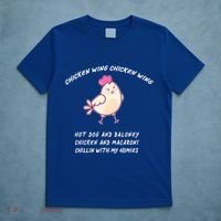Viral Chicken Wing Chicken Wing Hot Dog & Bologna Song T-Shirt thumb 5