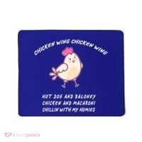 Viral Chicken Wing Chicken Wing Hot Dog & Bologna Song Mousepad thumb 0