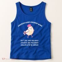 Viral Chicken Wing Chicken Wing Hot Dog & Bologna Song Tank Top thumb 2