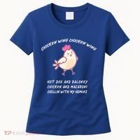 Viral Chicken Wing Chicken Wing Hot Dog & Bologna Song Women's T-Shirt thumb 0