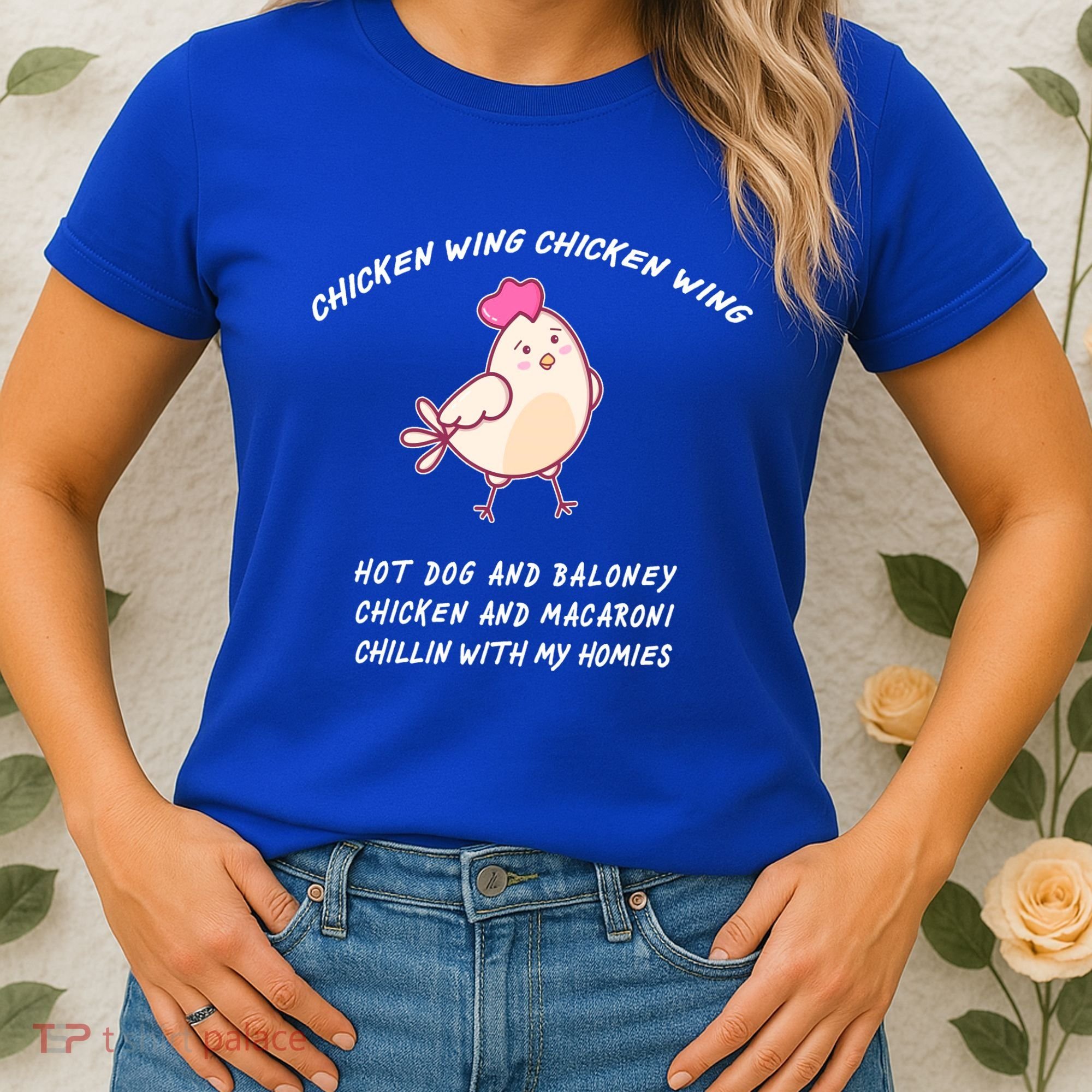 Viral Chicken Wing Chicken Wing Hot Dog & Bologna Song Women's T-Shirt