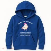 Viral Chicken Wing Chicken Wing Hot Dog & Bologna Song Kids Hoodie thumb 0