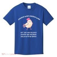 Viral Chicken Wing Chicken Wing Hot Dog & Bologna Song Kids T-Shirt thumb 0
