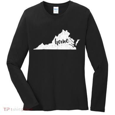 Virginia Home State Women's Long Sleeve Shirt
