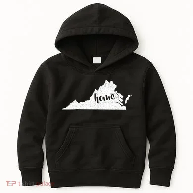 Virginia Home State Kids Hoodie
