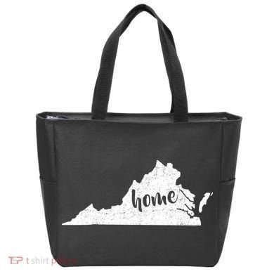 Virginia Home State Tote Bag