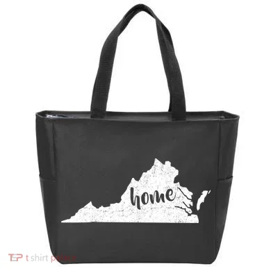 Virginia Home State Tote Bag