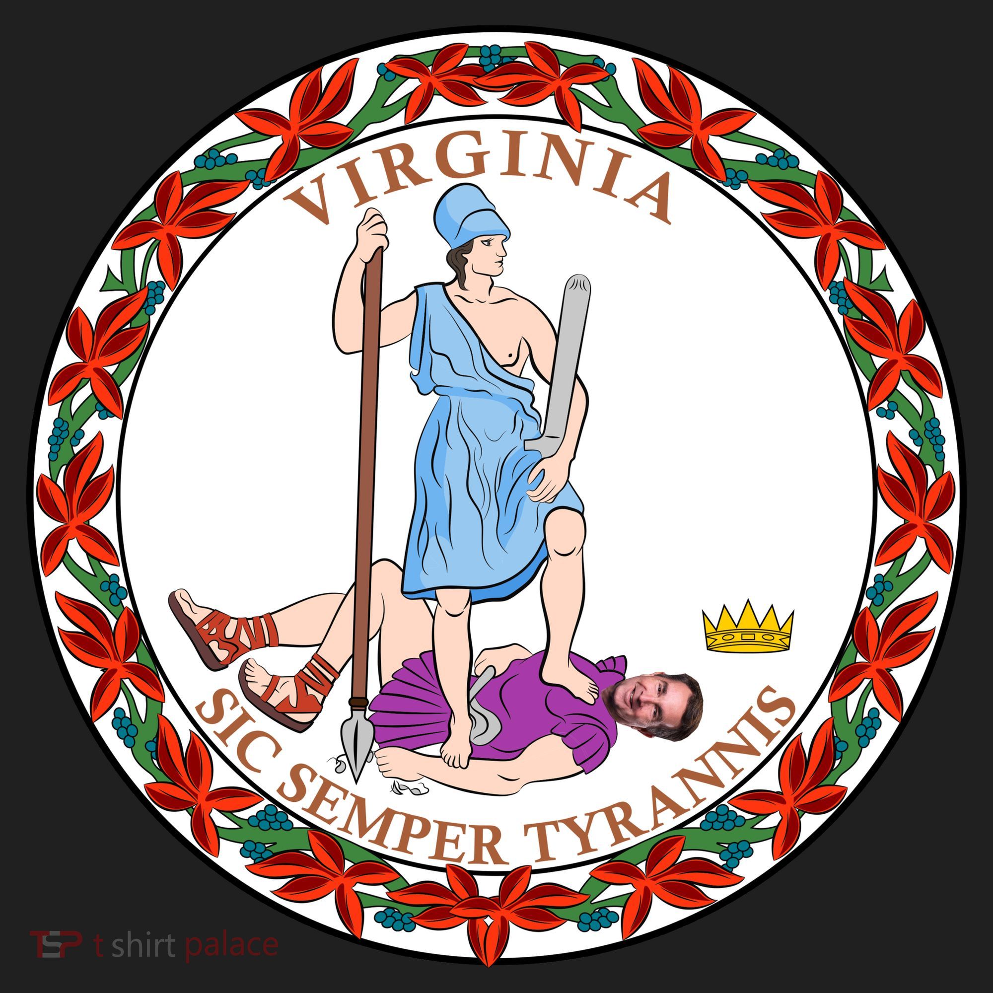 Virginia Sic Semper Tyrannis With Governor Northam Women's Sweatshirt