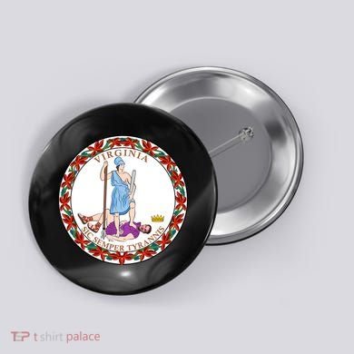Virginia Sic Semper Tyrannis With Governor Northam Button
