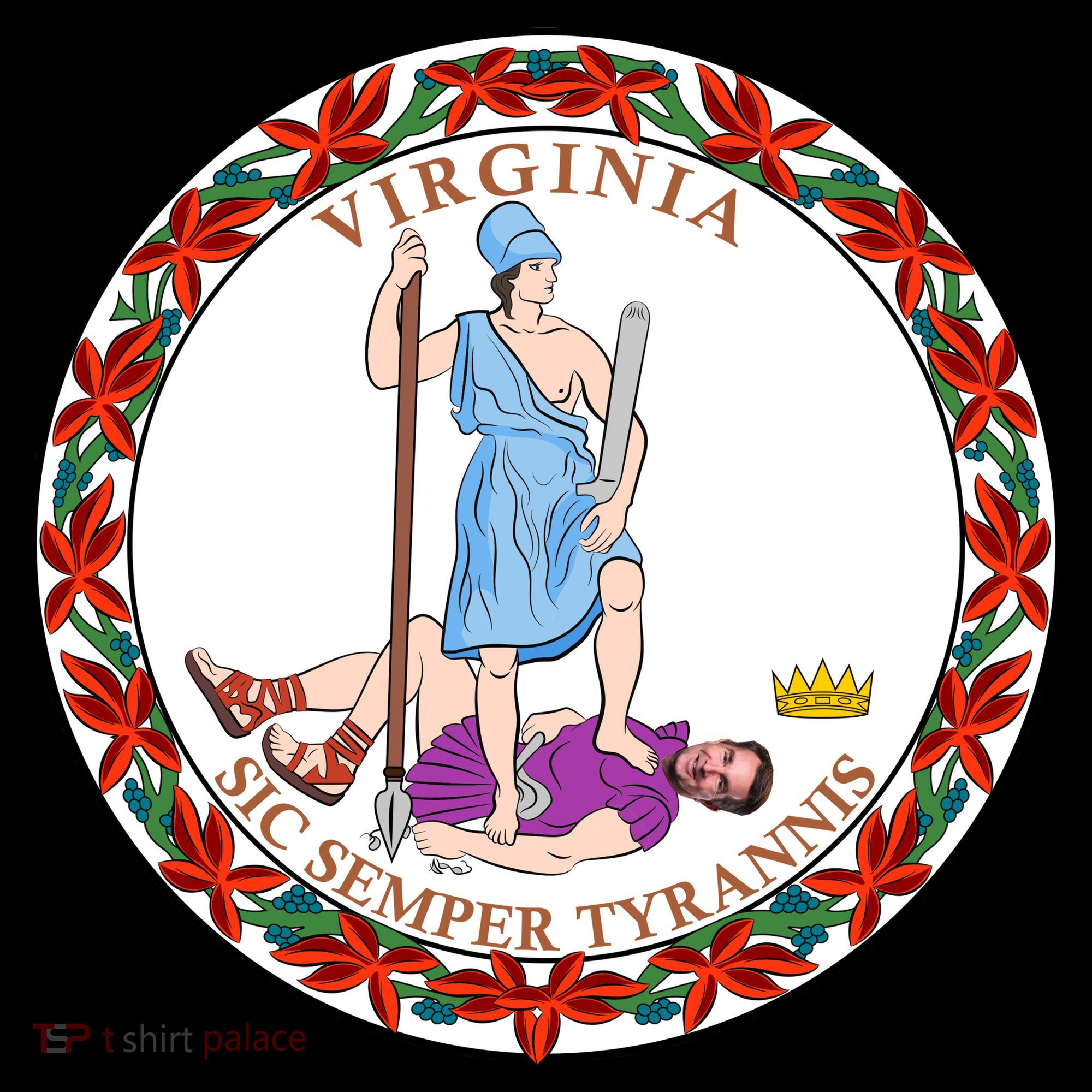 Virginia Sic Semper Tyrannis With Governor Northam Mousepad