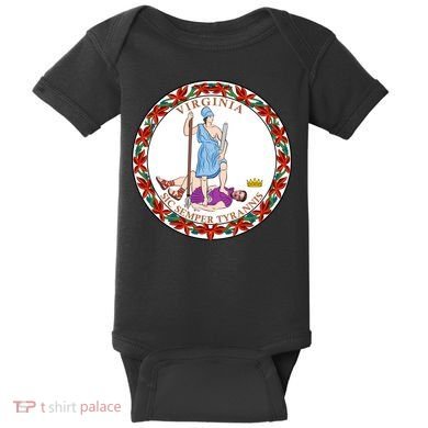 Virginia Sic Semper Tyrannis With Governor Northam Baby Bodysuit