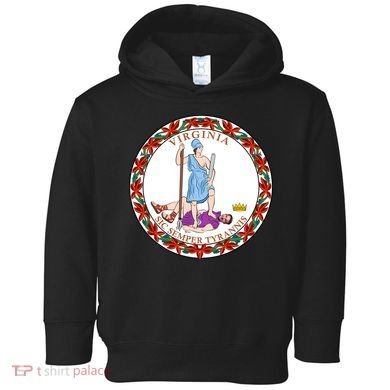 Virginia Sic Semper Tyrannis With Governor Northam Toddler Hoodie