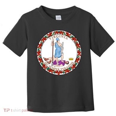 Virginia Sic Semper Tyrannis With Governor Northam Toddler T-Shirt