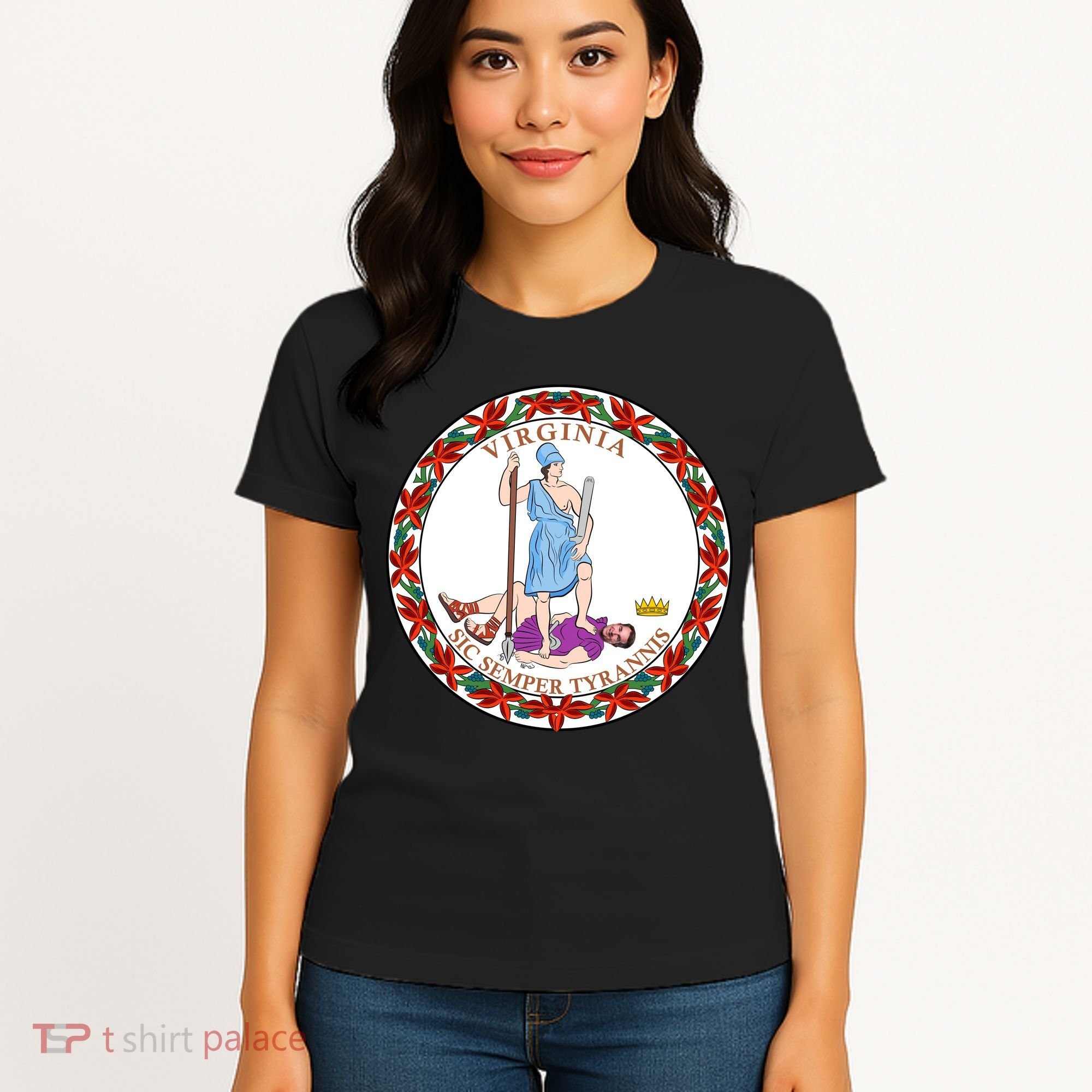 Virginia Sic Semper Tyrannis With Governor Northam Women's T-Shirt
