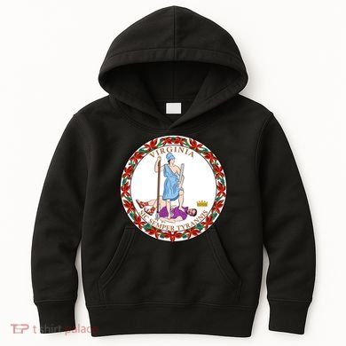 Virginia Sic Semper Tyrannis With Governor Northam Kids Hoodie