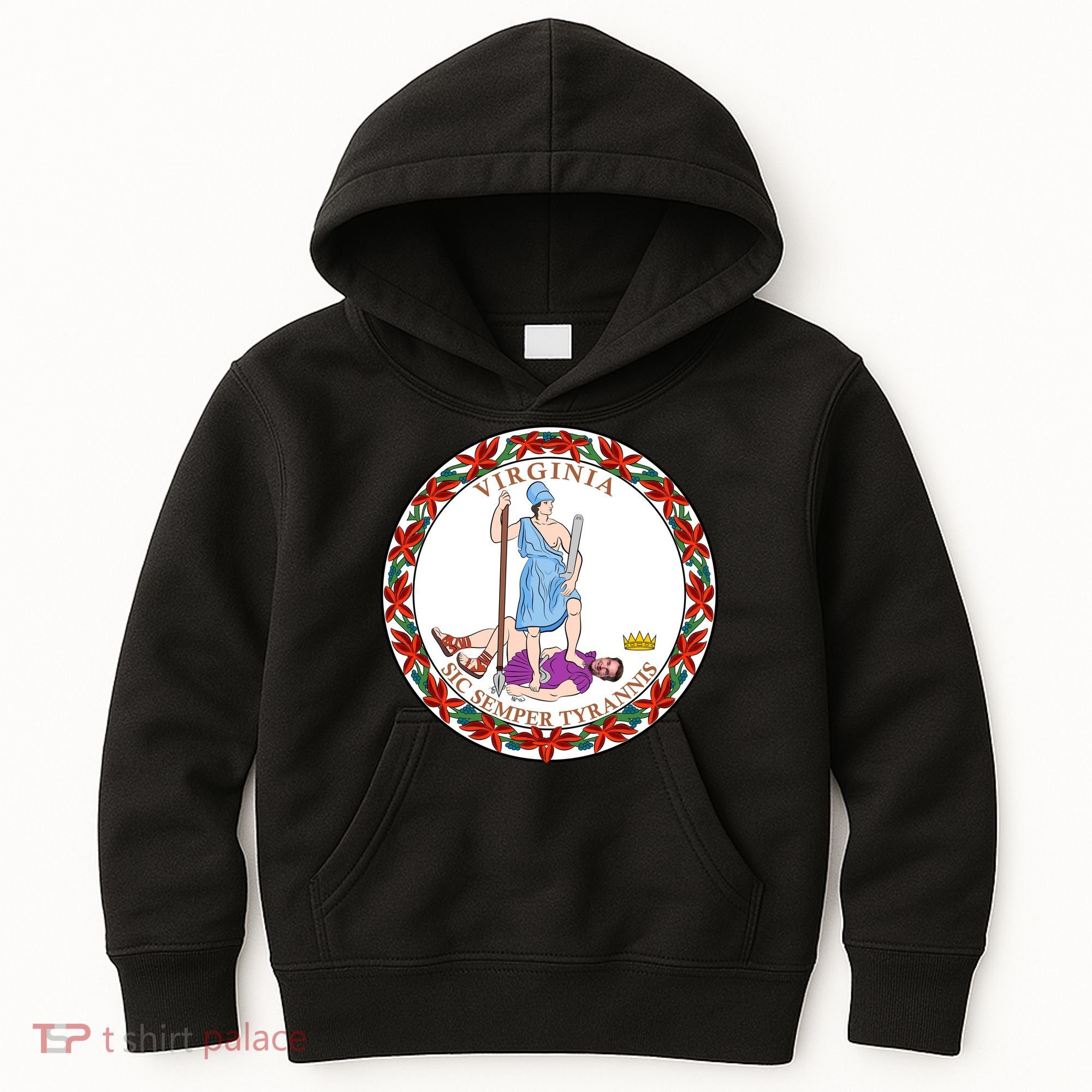 Virginia Sic Semper Tyrannis With Governor Northam Kids Hoodie