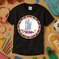 Virginia Sic Semper Tyrannis With Governor Northam Kids T-Shirt thumb 3