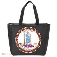 Virginia Sic Semper Tyrannis With Governor Northam Tote Bag thumb 0