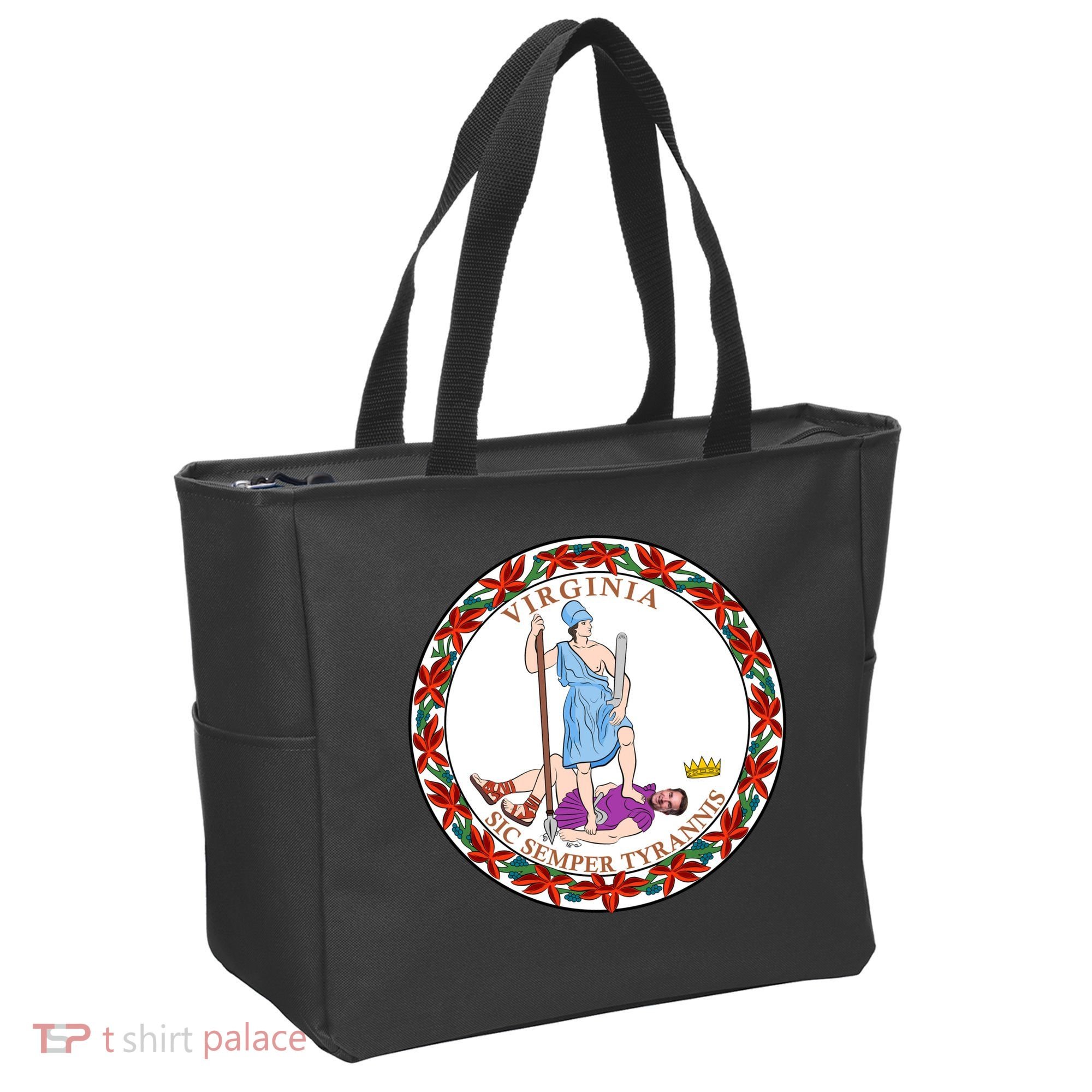 Virginia Sic Semper Tyrannis With Governor Northam Tote Bag