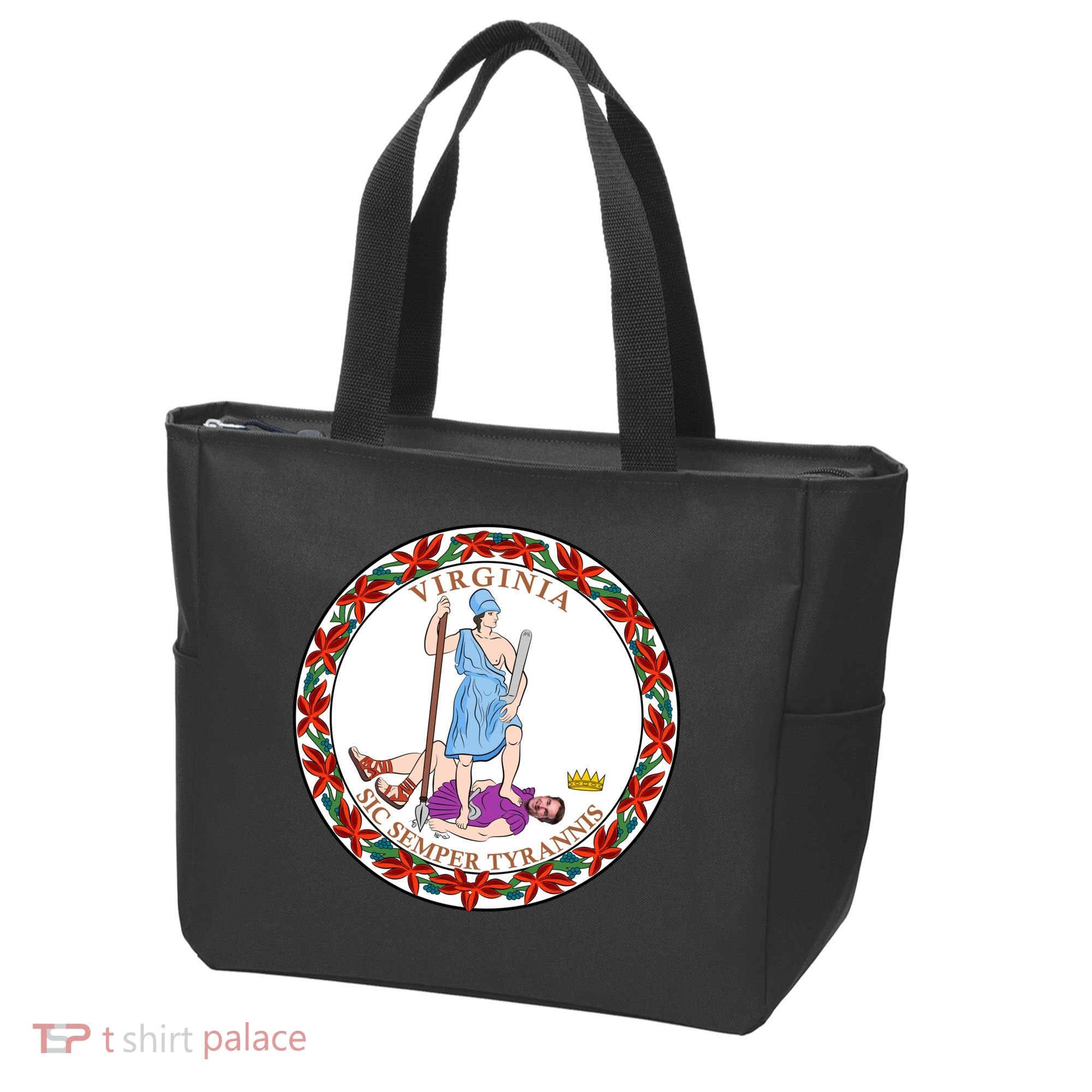 Virginia Sic Semper Tyrannis With Governor Northam Tote Bag