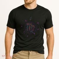 Virgo Floral Zodiac Cooling Performance Crew T-Shirt thumb 2