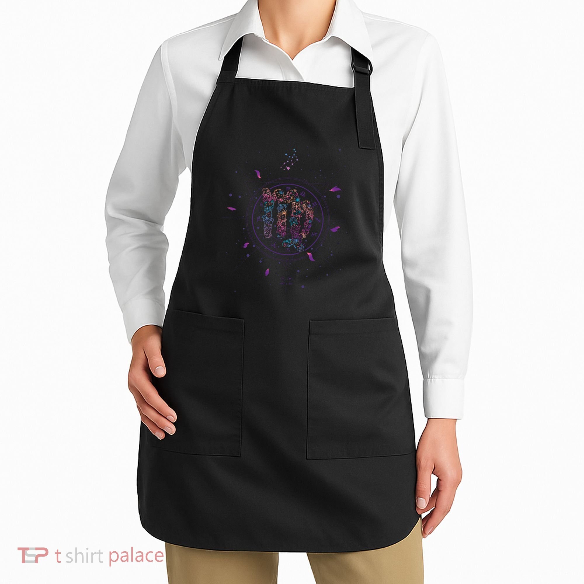 Virgo Floral Zodiac Apron