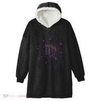 Virgo Floral Zodiac Hooded Wearable Blanket thumb 0