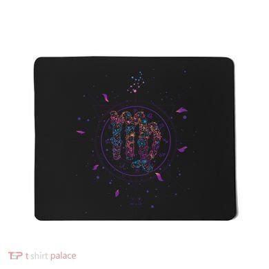 Virgo Floral Zodiac Mousepad