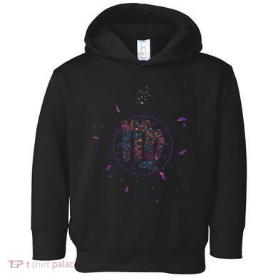 Virgo Floral Zodiac Toddler Hoodie