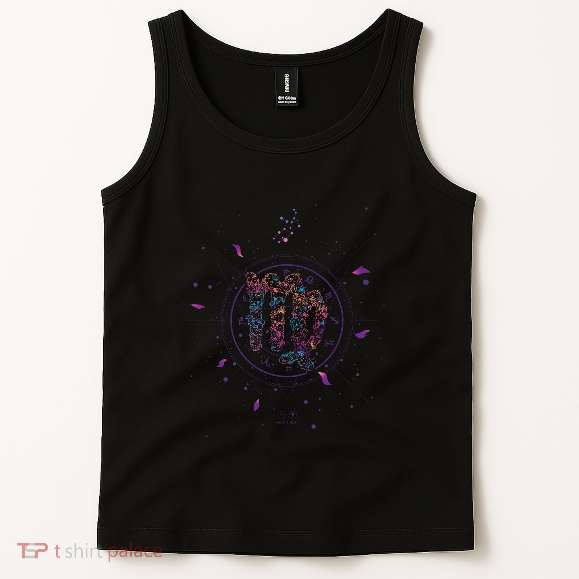 Virgo Floral Zodiac Tank Top