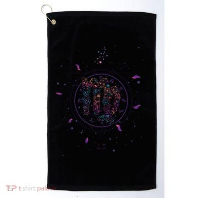 Virgo Floral Zodiac Golf Towel
