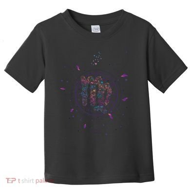 Virgo Floral Zodiac Toddler T-Shirt