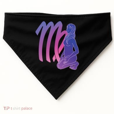 Virgo Girl Zodiac Sign USA-Made Doggie Bandana