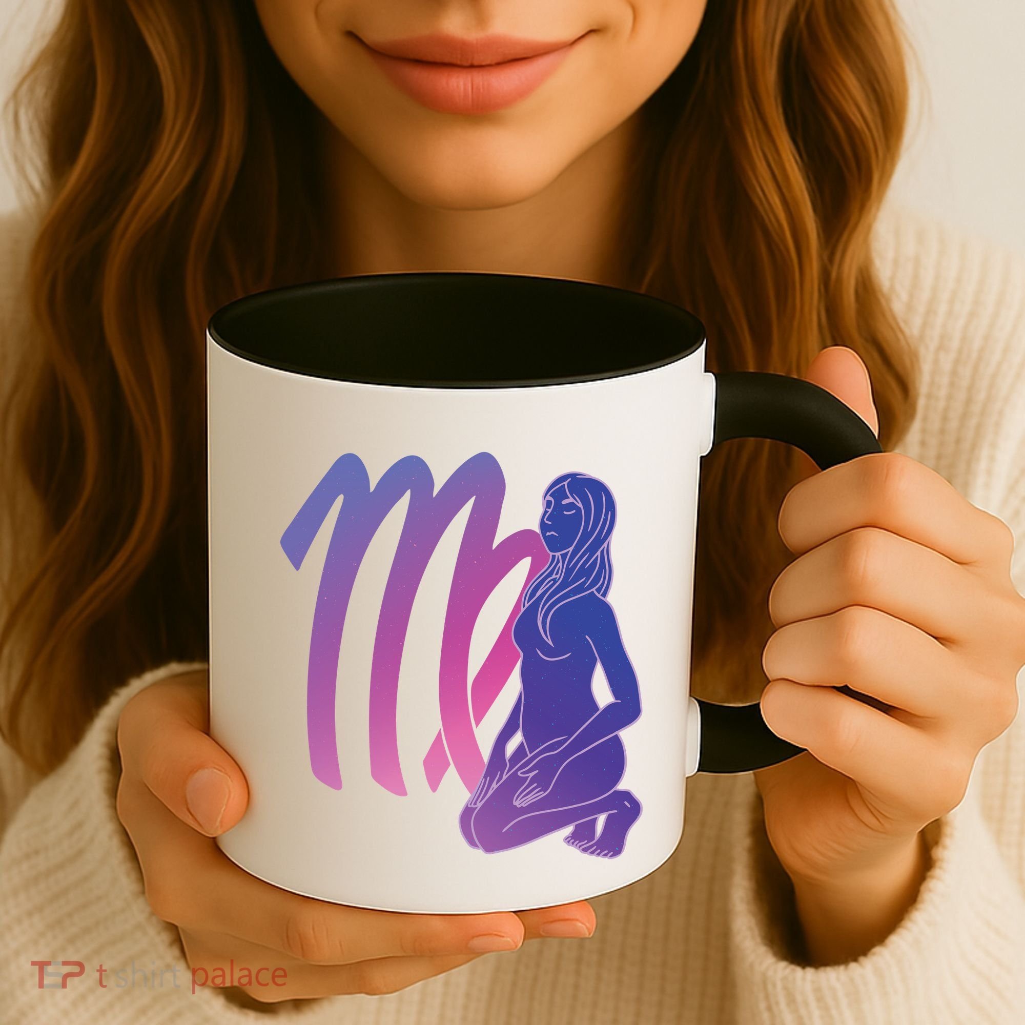 Virgo Girl Zodiac Sign Coffee Mug