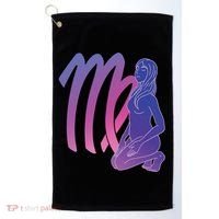 Virgo Girl Zodiac Sign Golf Towel thumb 0
