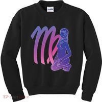 Virgo Girl Zodiac Sign Kids Sweatshirt thumb 0