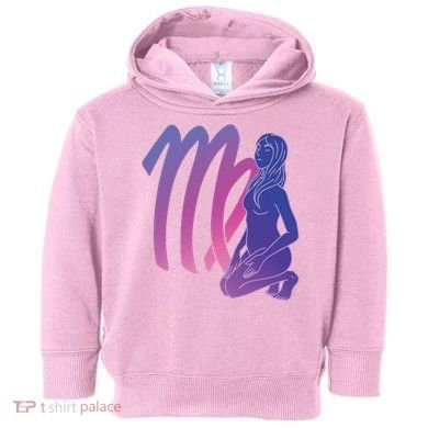 Virgo Girl Zodiac Sign Toddler Hoodie